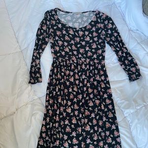 A floral dress